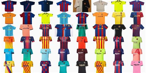 all of messi jerseys.